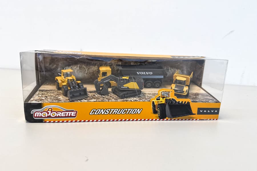 Modell Baufahrzeuge-Set Majorette \Volvo\